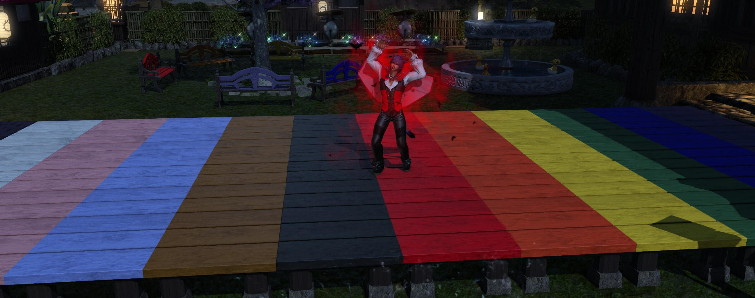Rainbow Boardwalk Yard